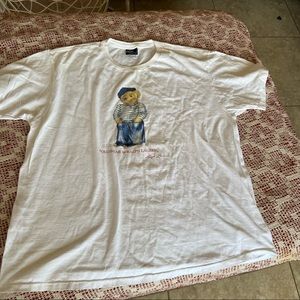 Polo Ralph Lauren Jean Beret Bear Vintage T Shirt XL